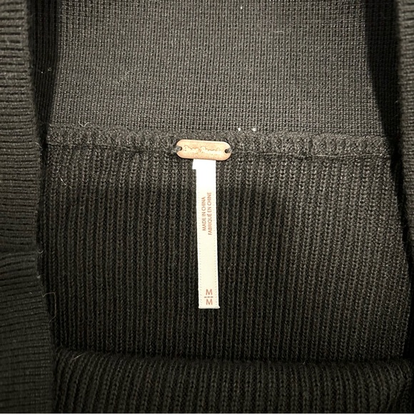 Free People Golden Hour Midi Skirt Black Size Medium - Picture 11 of 13